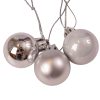 12 buc. set globuri de Crăciun 2.5cm - Argintiu