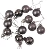 12 buc. set globuri de Crăciun 2.5cm - Grafit