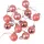 12 buc. set globuri de Crăciun 2.5cm - Roz Coral