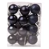12 buc. set globuri de Crăciun 2.5cm - Albastru Închis