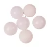 6 buc. set globuri de Crăciun 6cm - Alb