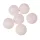 6 buc. set globuri de Crăciun 6cm - Alb