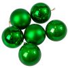 6 buc. set globuri de Crăciun 6cm - Verde
