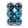 6 buc. set globuri de Crăciun 6cm - Albastru Noapte