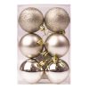 Set globuri de Crăciun 6 buc. 6 cm – Șampanie  
