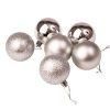 Set globuri de Crăciun 6 buc. 6 cm – Argintiu  