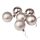 Set globuri de Crăciun 6 buc. 6 cm – Argintiu  