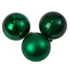 6 buc. set globuri de Crăciun 8cm - Verde Închis