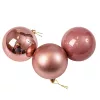6 buc. set globuri de Crăciun 8cm - Rose Gold