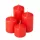 Set lumânări advent cilindrice în trepte, Ø40 x 40/55/70/85mm - Lucios Roșu