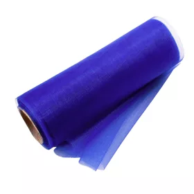 Rolă Organza 12cm x 10m - Albastru regal