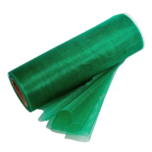 Rolă Organza 12cm x 10m - Verde închis