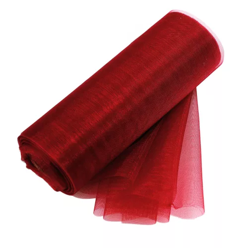 Rolă Organza 12cm x 10m - Bordo
