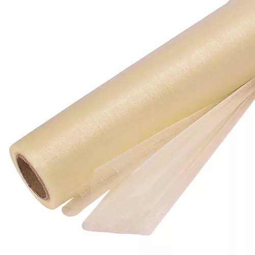 Rolă Organza 24cm x 10m - Crem