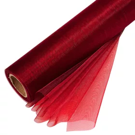 Rolă Organza 24cm x 10m - Bordo
