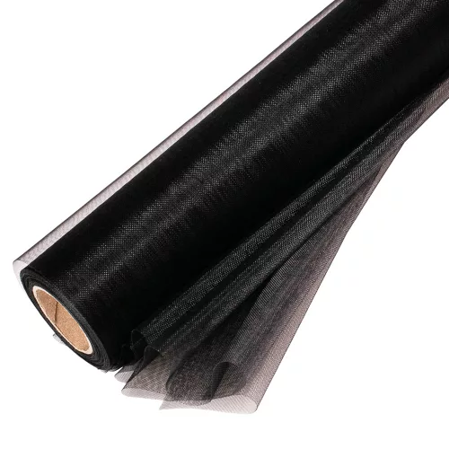 Rolă Organza 24cm x 10m - Negru