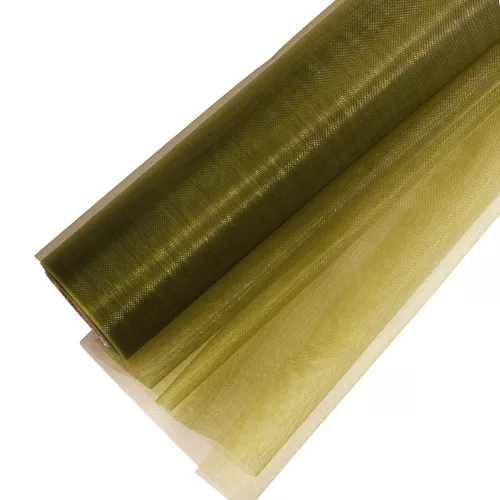 Rolă Organza 48cm x 10m - Verde măsliniu