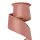 Panglică de catifea rose gold cu spate sclipitor cu margini metalice 63mm x 5m  