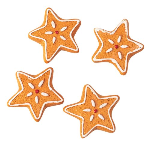 Set decor turtă dulce polirășină 4 x 3cm pentru utilizare creativă – stea