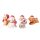 Set decor pisicuțe 4 buc 35 x 5 x 3cm polirășină