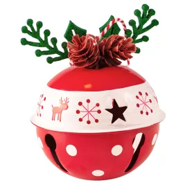 Clopoțel Crăciun, 8 x 8cm - Căprioară