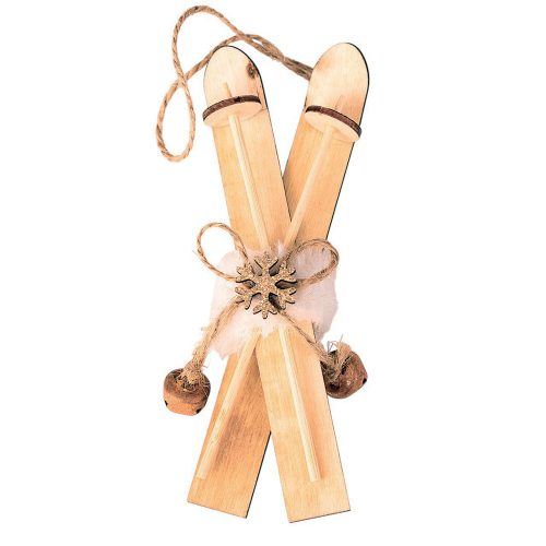 Decor schiuri lemn 145 x 5cm – Natur