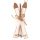 Decor schiuri lemn 14.5 x 5.5 x 2.5cm – Alb