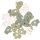 Set decorativ de Crăciun mănuși din lemn 35 x 3cm 24 buc. – Mix verde/alb