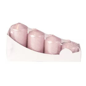   Set lumânări cilindrice de Advent în trepte, Ø40 x 40/55/70/85mm - Metalizat rosegold