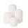 Set lumânări cilindrice de Advent în trepte, Ø40 x 40/55/70/85mm - Mat alb