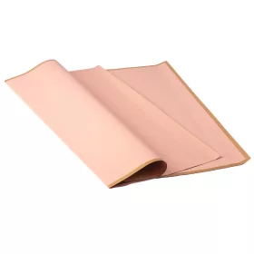   Coală folie cu chenar auriu 58 x 58cm, set 20 buc - Bej Pudrat