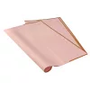 Foaie din folie cu ramă aurie 58 x 58 cm, 20 buc. - Roz pudrat