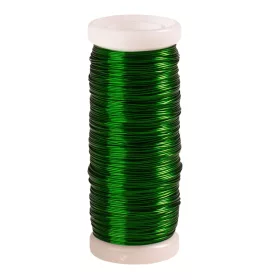 Sârmă decorativă 0.3 mm x 80 m, 50 g - Verde mediu