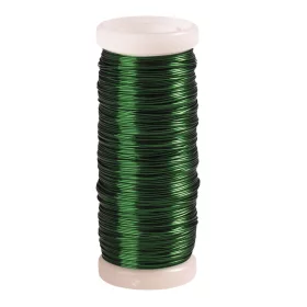 Sârmă decorativă 0.3 mm x 80 m, 50 g - Verde închis