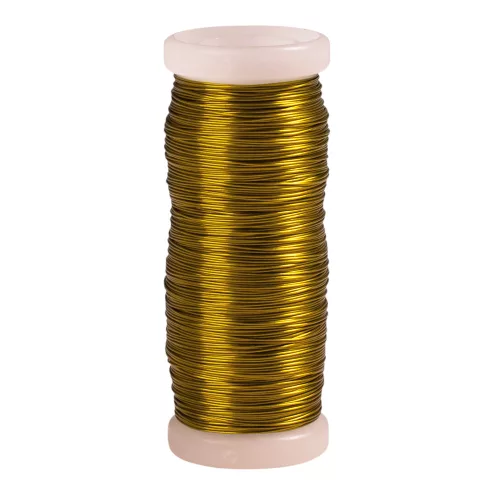 Sârmă decorativă 0.3 mm x 80 m, 50 g - Verde deschis