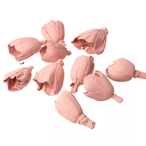 Lalea Shola 6cm 10buc./pachet - Roz Pastel