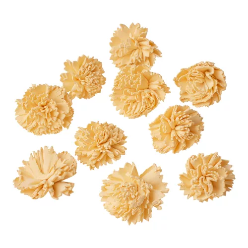 Shola Garoafă 4cm 10buc./pachet - Albît