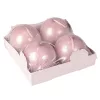 Set lumânări de Advent sferice 5cm - Rosegold metalic