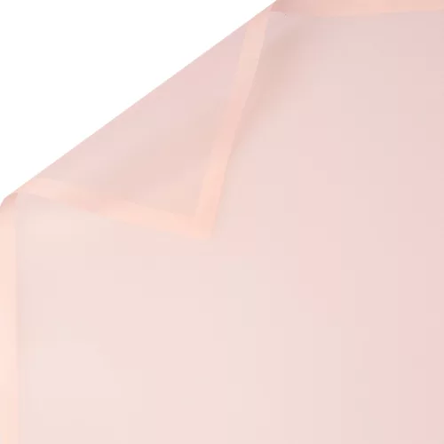 Foaie folie mată cu ramă, ușor translucidă 57 x 57cm, 20buc. - Roz pudrat