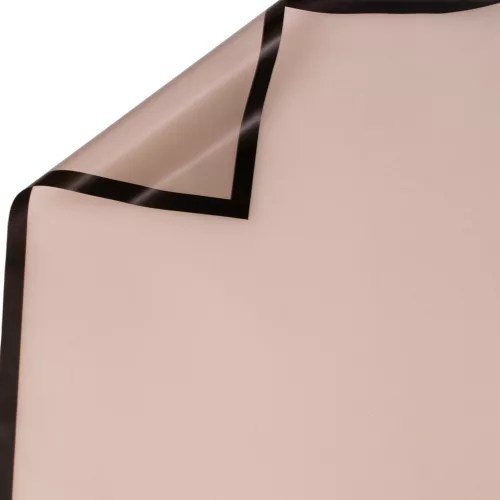 Foaie folie mată cu ramă, ușor translucidă 57 x 57cm, 20buc. - Negru