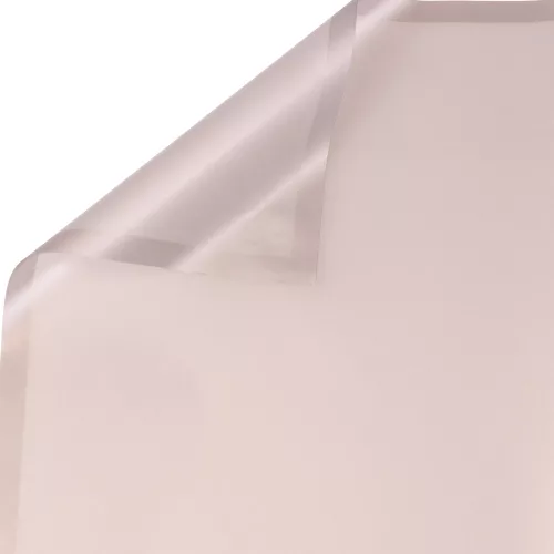 Foaie folie mată cu ramă, ușor translucidă 57 x 57cm, 20buc. - Argintiu