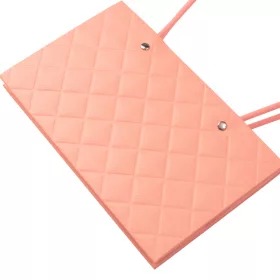   10 buc. sacoșă cadou cu flori embosate 22(h) x 10.5(l) x 13.5(a) cm - Roz pudrat