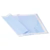 Foaie folie cu ramă transparentă 57 x 57cm, 20buc. - Albastru deschis lucios