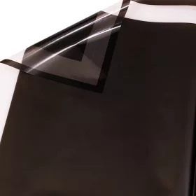   Foaie folie cu ramă transparentă 57 x 57cm, 20buc. - Negru lucios