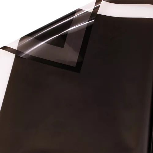 Foaie folie cu ramă transparentă 57 x 57cm, 20buc. - Negru lucios