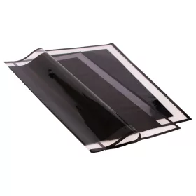   Foaie folie cu ramă transparentă 57 x 57cm, 20buc. - Negru lucios