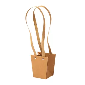   10 buc. sacoșă tip kraft pentru flori 9(h) x 9(l) x 10(a) cm