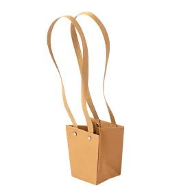   10 buc. sacoșă tip kraft pentru flori 9(h) x 9(l) x 10(a) cm