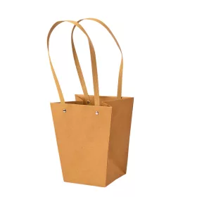 10 buc. Pungi kraft pentru flori 17(h) x 17(l) x 20(a) cm