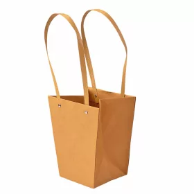 10 buc. Pungi kraft pentru flori 17(h) x 17(l) x 20(a) cm